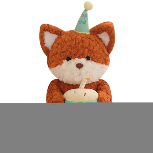 Kasmole Bären Sie Plüschkissen, gefüllte Tierkissen für Erwachsene | 15 Zoll Plüschbären Stofftiere - Weiche Fuchs Huggable -Kissenspielzeug 15 Zoll für Auto, Sofa, Couch von Kasmole