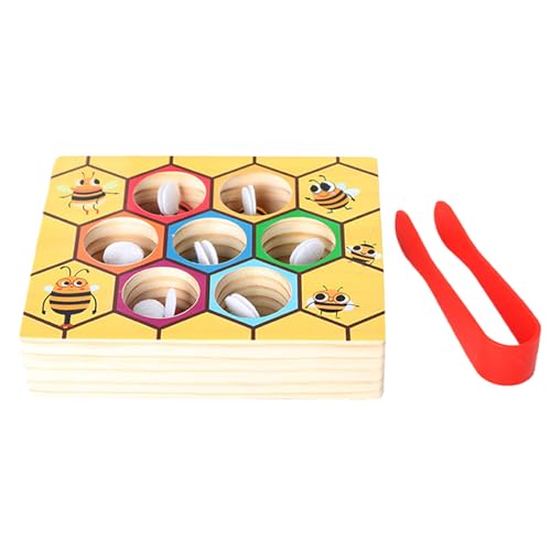 Kasmole Farbensortierspielzeug Sensorikspiel,Bienenfang Farb-Sortierspiel - Pädagogisches Lernspielzeug Ab 3 Jahre Mädchen Für Drinnen Draußen Reisen Schule Kindergarten Kindertagesstätte Kasmole Farbensortierspielzeug Sensorikspiel,Bienenfang Farb-Sortierspiel - Pädagogisches Lernspielzeug Ab 3 Jahre Mädchen Für Drinnen Draußen Reisen Schule Kindergarten Kindertagesstätte von Kasmole