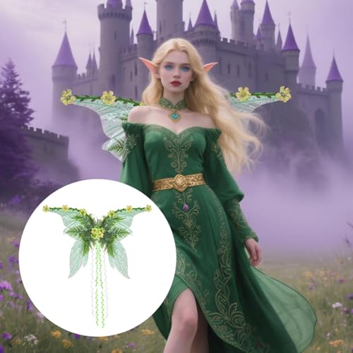 Kasmole Feenflügel für Mädchen, Feenkostüm für Erwachsene, Für Halloween Fasching Weihnachten Bühnenauftritte Cosplay Kasmole Feenflügel für Mädchen, Feenkostüm für Erwachsene, Für Halloween Fasching Weihnachten Bühnenauftritte Cosplay von Kasmole