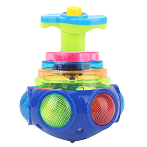 Kasmole Musik-Spinner – Musikspielzeug, helle LED, für Kleinkinder – leuchtende Kreisel für LED-Blinker, Gyroskop-Spielzeug, Partygeschenke von Kasmole