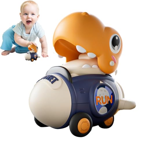 Kasmole Push-and-Go-Autos,Reibungsautos - Spielzeugautos in Dinosaurierform für Kinder,Push-and-Go-Lernspielzeug für Jungen und Kinder im Kleinkind- und Vorschulalter von Kasmole