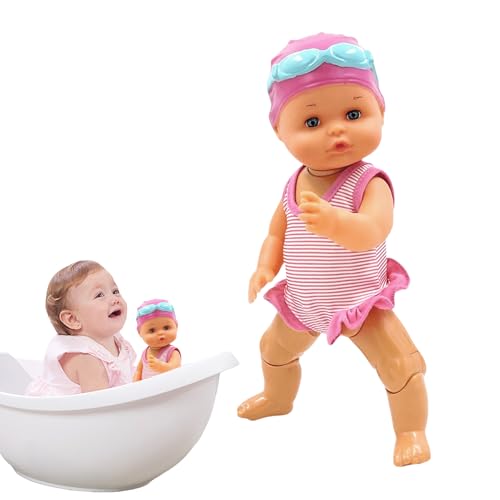 wasserdichte Badebabypuppe - Badespielzeug Für Badewanne | Schwimmende Batteriebetriebene Badebabypuppe Für Mädchen Zuhause Unterwegs Drinnen wasserdichte Badebabypuppe - Badespielzeug Für Badewanne | Schwimmende Batteriebetriebene Badebabypuppe Für Mädchen Zuhause Unterwegs Drinnen von Kasmole