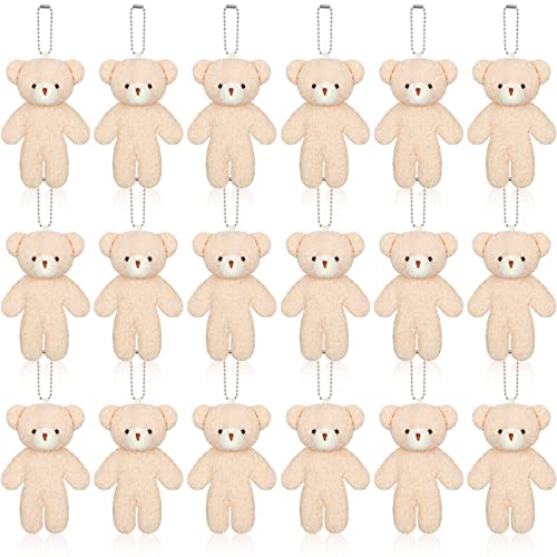 Kasyat 18 Stück Mini Bär 4,7 Zoll Bär Schlüsselanhänger Kleiner Bär Kuscheltier Gelenkbär Weiche Winzige Bär Puppe für Geburtstag Hochzeit Weihnachten Dekoration Gastgeschenk (Einfacher Stil) Kasyat 18 Stück Mini Bär 4,7 Zoll Bär Schlüsselanhänger Kleiner Bär Kuscheltier Gelenkbär Weiche Winzige Bär Puppe für Geburtstag Hochzeit Weihnachten Dekoration Gastgeschenk (Einfacher Stil) von Kasyat