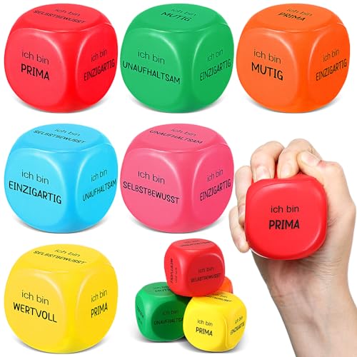 Kasyat 6 Stück Lustige Motivierende Stressbälle Antistressball Lustige Quetschbälle Quetschspielzeug für Gereizte Menschen Klassenzimmer Schule Büro Handtraining Stressabbau Büro Kasyat 6 Stück Lustige Motivierende Stressbälle Antistressball Lustige Quetschbälle Quetschspielzeug für Gereizte Menschen Klassenzimmer Schule Büro Handtraining Stressabbau Büro von Kasyat