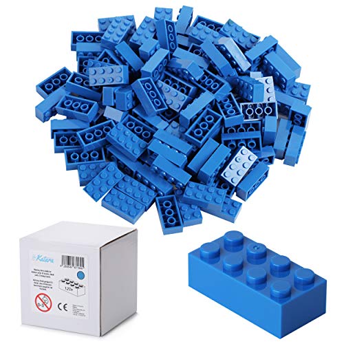 120 Bausteine 4x2, Kompatibel Zu Allen Anderen Herstellern, In Vielen Farben Erhältlich – Blau von Katara