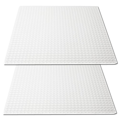 Katara 1672 - Bauplatte 2er Set 25,5cm x 25,5cm/32 x 32 Pins, Kompatibel Lego, Sluban, Papimax, Q-Bricks, Transparent Katara 1672 - Bauplatte 2er Set 25,5cm x 25,5cm/32 x 32 Pins, Kompatibel Lego, Sluban, Papimax, Q-Bricks, Transparent von Katara