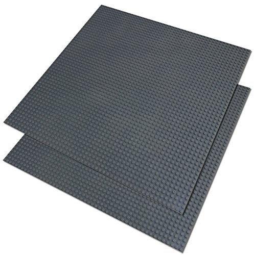 Katara 1672 - Bauplatte 2er Set 40cm x 40cm/50 x 50 Pins, Kompatibel Lego, Sluban, Papimax, Q-Bricks, Dunkelgrau Katara 1672 - Bauplatte 2er Set 40cm x 40cm/50 x 50 Pins, Kompatibel Lego, Sluban, Papimax, Q-Bricks, Dunkelgrau von Katara