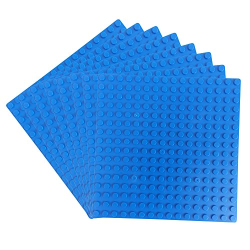 Katara 1741 - Bauplatten Platten 8er Set 13cmx13cm / 16x16 Pins, Grundplatte Kompatibel Lego, Sluban, My, Papimax, Blau Katara 1741 - Bauplatten Platten 8er Set 13cmx13cm / 16x16 Pins, Grundplatte Kompatibel Lego, Sluban, My, Papimax, Blau von Katara