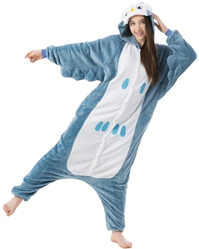 Katara 1744 -Eule Kostüm-Anzug Onesie/Jumpsuit Einteiler Body für Erwachsene Damen Herren als Pyjama oder Schlafanzug Unisex - viele Verschiedene Tiere Katara 1744 -Eule Kostüm-Anzug Onesie/Jumpsuit Einteiler Body für Erwachsene Damen Herren als Pyjama oder Schlafanzug Unisex - viele Verschiedene Tiere von Katara