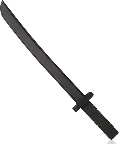 Katara 1771 - Schwarzes Schaumstoffschwert, Ninja Kostüm Verkleidung Ungefährliches Accesoire (55 cm) Katana für Kinder von Katara