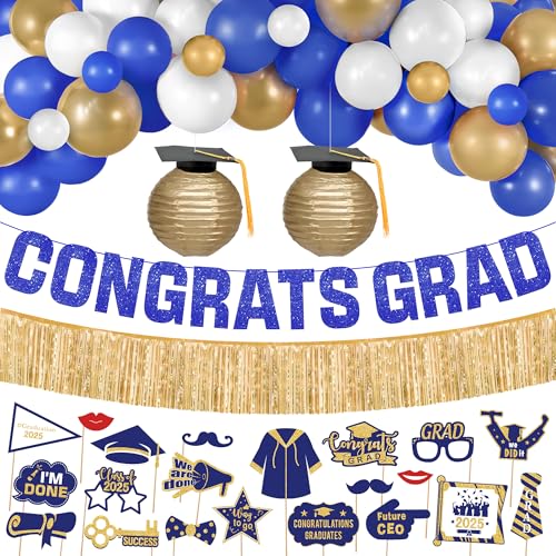 Gold und Blau Congrats Grad Set von KatchOn
