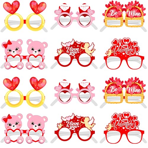 KatchOn, Niedliche Valentinstags-Gläser, 6 Designs, 12 Stück, Valentinstagsbrille für Valentinstag, Partygeschenke für Erwachsene, Galentiner-Partygeschenke für Galentiner-Tag-Dekorationen KatchOn, Niedliche Valentinstags-Gläser, 6 Designs, 12 Stück, Valentinstagsbrille für Valentinstag, Partygeschenke für Erwachsene, Galentiner-Partygeschenke für Galentiner-Tag-Dekorationen von KatchOn