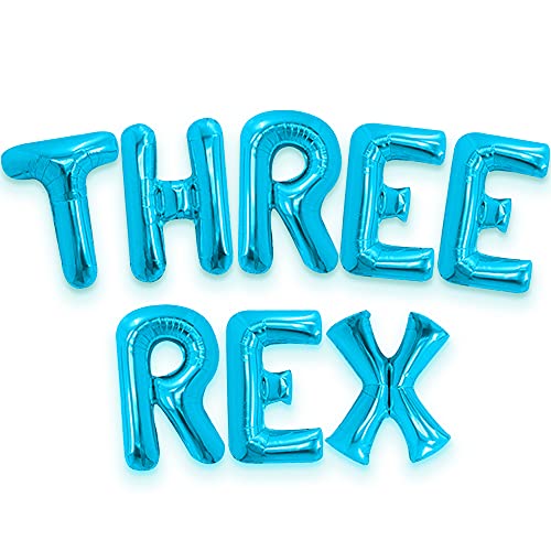 KatchOn, Riesige blaue Drei-Rex-Luftballons – 16 Zoll | Blaue Drei-Rex-Geburtstagsparty-Dekorationen | 3 Rex-Geburtstagsdekorationen | Drei Rex-Geburtstagsdekorationen | Dinosaurier-Geburtstagsdekor KatchOn, Riesige blaue Drei-Rex-Luftballons – 16 Zoll | Blaue Drei-Rex-Geburtstagsparty-Dekorationen | 3 Rex-Geburtstagsdekorationen | Drei Rex-Geburtstagsdekorationen | Dinosaurier-Geburtstagsdekor von KatchOn
