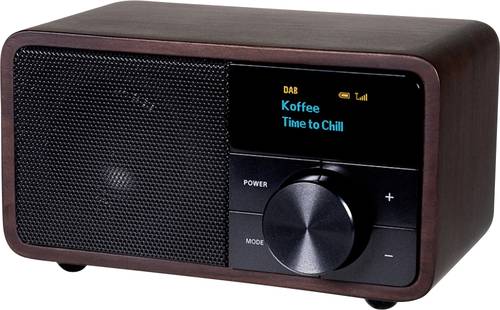 Kathrein DAB+ 1 mini Tischradio DAB+, UKW Bluetooth® Holz (dunkel) von Kathrein