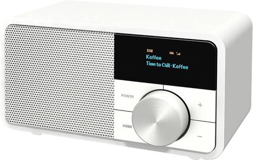 Kathrein DAB+ 1 mini Tischradio DAB+, UKW Bluetooth® Weiß von Kathrein