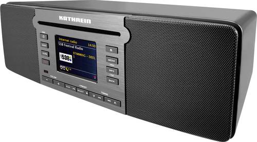 Kathrein DAB+ 100 Tischradio UKW, DAB+ Bluetooth®, WLAN, CD Schwarz von Kathrein