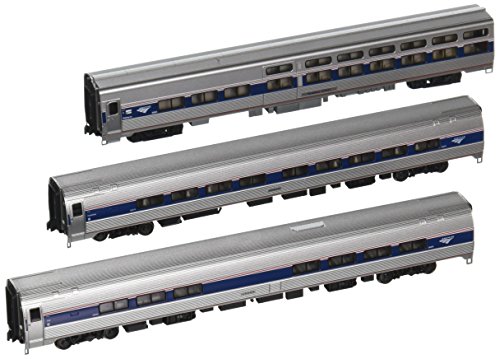 Kato (USA) 106-6286 Amfleet Viewliner Intercity Express Ph IV 3 Auto-Set von Kato