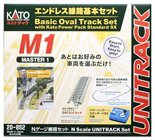 Kato N Gauge Endless line Basic Set Master 1 20-852 Model Railroad Rail Set von Kato