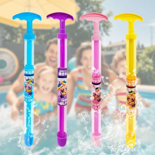 Katomi Feuerwerk Wasserpistole – 4 Stück Wasserspritzpistolen im Feuerwerksstil, Hochdruck Wasserblaster für Kinder & Erwachsene, BPA-frei, für Pool, Badewanne & Sommerparty Katomi Feuerwerk Wasserpistole – 4 Stück Wasserspritzpistolen im Feuerwerksstil, Hochdruck Wasserblaster für Kinder & Erwachsene, BPA-frei, für Pool, Badewanne & Sommerparty von Katomi