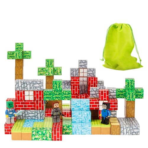 Katomi Magnetic Building Blocks 100 Stück,Magnetbausteine Set, Montessori STEM-Lernspielzeug für Kinder ab 3 Jahre, Sicherer ABS-Kunststoff, Kreative Konstruktionsblöcke für Jungen & Mädchen Katomi Magnetic Building Blocks 100 Stück,Magnetbausteine Set, Montessori STEM-Lernspielzeug für Kinder ab 3 Jahre, Sicherer ABS-Kunststoff, Kreative Konstruktionsblöcke für Jungen & Mädchen von Katomi