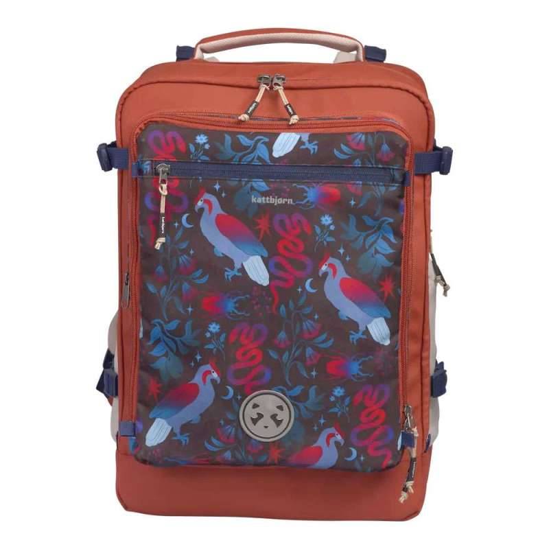 KATTBJÃ–RN Schulrucksack Classic, Sets Einzeln, Kattbjšrn Design Mystic Nature von Kattbjšrn