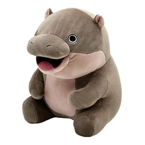 Katutude Nilpferd Plüschtier weiches Simulations Nilpferd Plüschtier Nilpferd Plüschpuppe realistische süße Tiere weiches Plüschkissen Geschenke für Kinder von Katutude