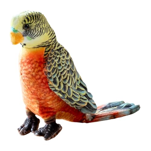 Katutude Papagei Plüschtier Stofftier Papagei Plüsch Simulation Vogel Plüschtier süßes weiches Plüschtier Papagei Tiere Plüschpuppe Geschenke für Mädchen Jungen Kinder von Katutude