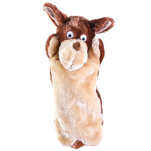 Plüsch Handpuppe für Haustiere weiche Safari Tier Handpuppen kreatives Spielzeug Plüschpuppe Puppentheaterpuppen Rollenspiele von Katutude