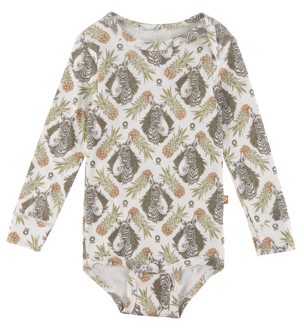 Katvig Body l/ä - Weiß m. Tropisch Print - Katvig - 68 - Body L/Ä Katvig Body l/ä - Weiß m. Tropisch Print - Katvig - 68 - Body L/Ä von Katvig