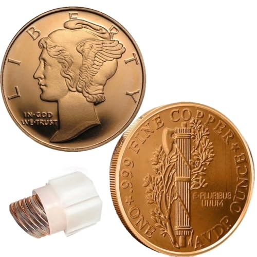 Katy Craig 10 x 28,3 g Kupfer-Kupfer rund Mercury Dime 999 Feinbarren Lieferung in Wanne Katy Craig 10 x 28,3 g Kupfer-Kupfer rund Mercury Dime 999 Feinbarren Lieferung in Wanne von Katy Craig