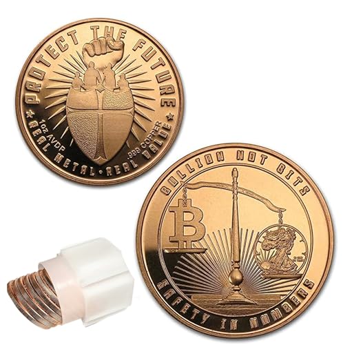 Katy Craig 10 x 28,3 g Kupfer Rundbarren nicht Bits Bitcoin Protect The Future 999 Fine Bullion Lieferung in Dose Katy Craig 10 x 28,3 g Kupfer Rundbarren nicht Bits Bitcoin Protect The Future 999 Fine Bullion Lieferung in Dose von Katy Craig