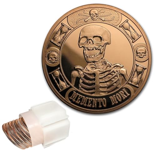Katy Craig 10 x 28,3 g Kupfer Runde Memento Mori Skull 999 Fine Bullion Lieferung in Dose Katy Craig 10 x 28,3 g Kupfer Runde Memento Mori Skull 999 Fine Bullion Lieferung in Dose von Katy Craig