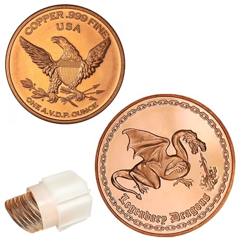 Katy Craig 10 x 28,3 g Kupfer Runden Legendary Dragon 999 Fine Bullion Lieferung in Wanne Katy Craig 10 x 28,3 g Kupfer Runden Legendary Dragon 999 Fine Bullion Lieferung in Wanne von Katy Craig