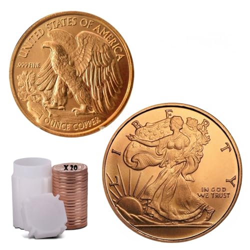 Katy Craig 20 x 28,3 g Kupfer Runde Walking Liberty USA Eagle 999 Fine Bullion Lieferung in Dose Katy Craig 20 x 28,3 g Kupfer Runde Walking Liberty USA Eagle 999 Fine Bullion Lieferung in Dose von Katy Craig