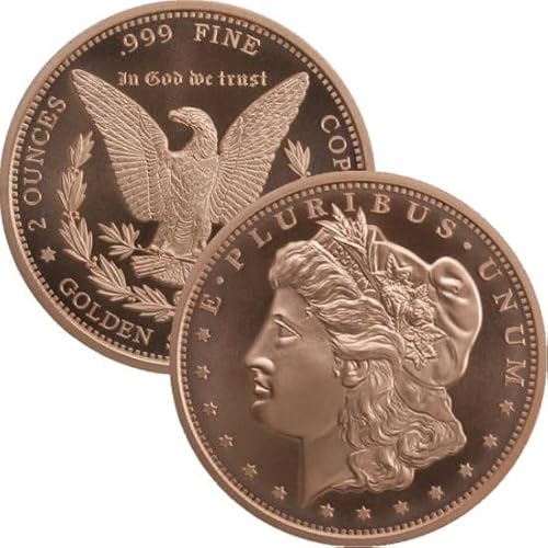 Katy Craig Großer 57 g Morgan Dollar .999 feines Kupfer rund mit Kapsel von Katy Craig