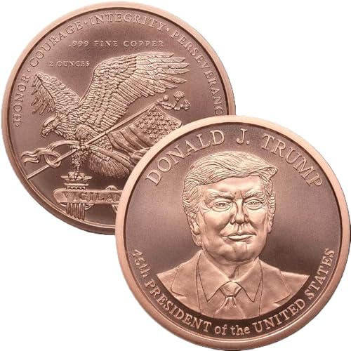 Katy Craig Großer Donald Trump .999 feines Kupfer, rund, mit Kapsel, 57 g Katy Craig Großer Donald Trump .999 feines Kupfer, rund, mit Kapsel, 57 g von Katy Craig