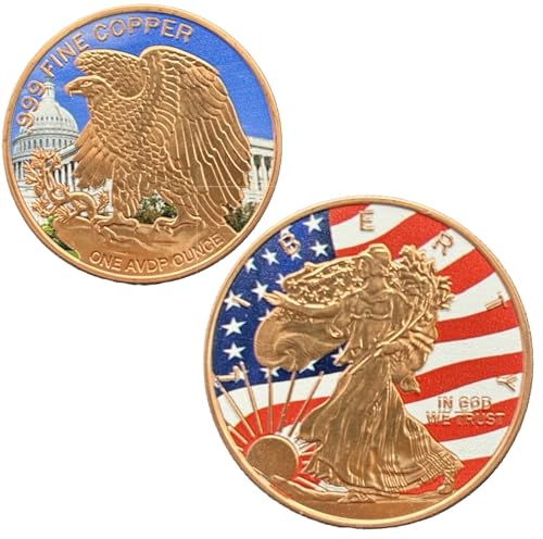 Katy Craig USA Walking Liberty Colour .999 Fine Copper Round in Capsule, 28.3 g von Katy Craig