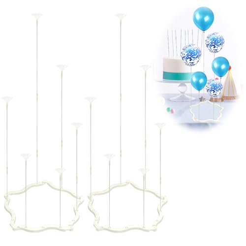 2 Stück Ballonständer, Luftballon Ständer, ballonständer für luftballons, Ballonhalter für Hochzeiten, Tischdeko, Graduierungen, Weihnachten, Geburtstagesdeko von Kaucytue