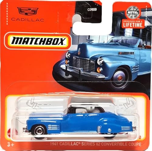 Matchbox 2024-1941 Cadillac Series 62 Covertible Coupe [Blue] blau 59/100 von Kauf und Spar
