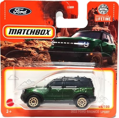Matchbox 2024-2022 Ford Bronco Sport [Eruption Green Metallic] grün 44/100 von Kauf und Spar
