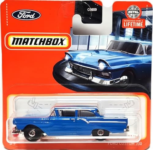 Matchbox 2024 - Ford Custom 300 [Blue] 1957 blau 41/100 von Kauf und Spar