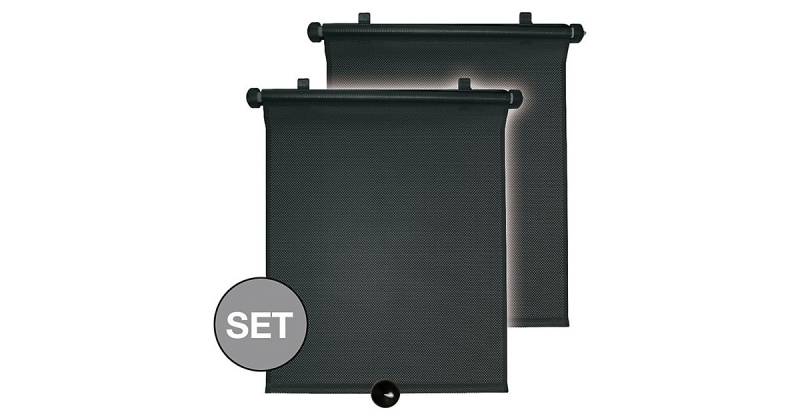 Sonnenrollo, universal, 2er-Pack schwarz von Kaufmann