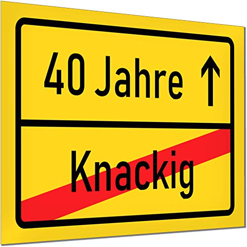 KAVARO 40 Geburtstag Geschenk oder Deko - Geschenke zum 40. Geburtstag Männer und Frauen von Kavaro