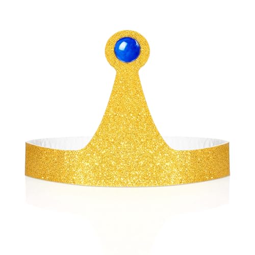 Kavoc Prinzessin Gold mit blauem Schmuckstein Krone für Erwachsene Männer Frauen Halloween Fantasy Abenteuer Cosplay Dress Up Kavoc Prinzessin Gold mit blauem Schmuckstein Krone für Erwachsene Männer Frauen Halloween Fantasy Abenteuer Cosplay Dress Up von Kavoc