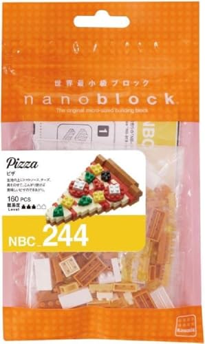 nanoblock NBC244 Pizza Toy, Multi-Colour nanoblock NBC244 Pizza Toy, Multi-Colour von Kawada