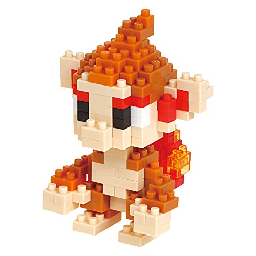 nanoblock - Pokemon Chimchar Ouisticram Panflam - Baukasten - 150 Teile - Alter 7-12 Jahre von nanoblock
