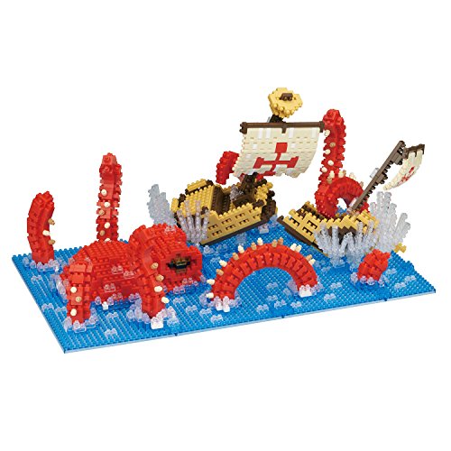 nanoblock -nanoblock-NB-041-Advanced Hobby Series Kraken Spielzeug, NB-041, Mehrfarbig von Kawada