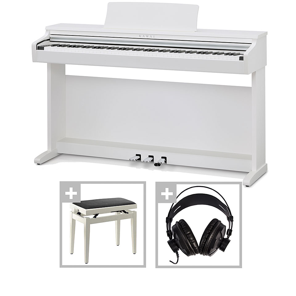 Kawai KDP 120 WH Set Digitalpiano Kawai KDP 120 WH Set Digitalpiano von Kawai