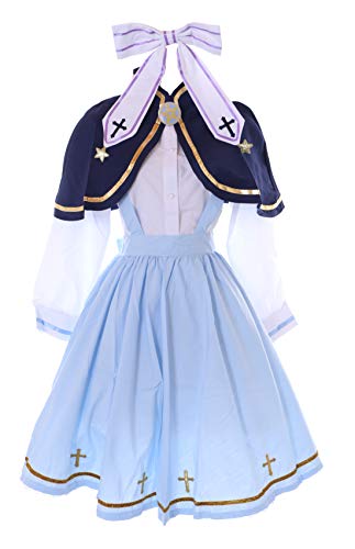 Kawaii-Story MN-174 Magier Bluse Rock Cape blau 4-Teile Damen Kostüm Cosplay von Sakura für Card Captor Fans (L) von Kawaii-Story