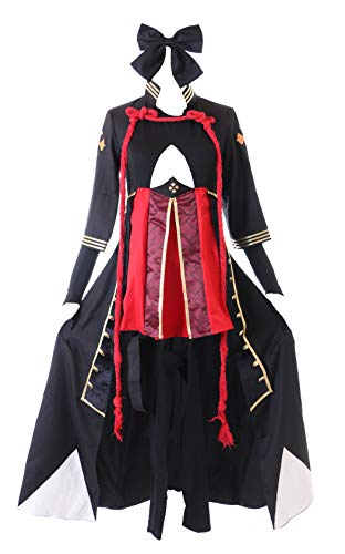 Kawaii-Story MN-94 Saber Okita Souji Fate Grand Order Kleid 6-tlg. Set Cosplay Kostüm Anzug Anime Manga (L) von Kawaii-Story